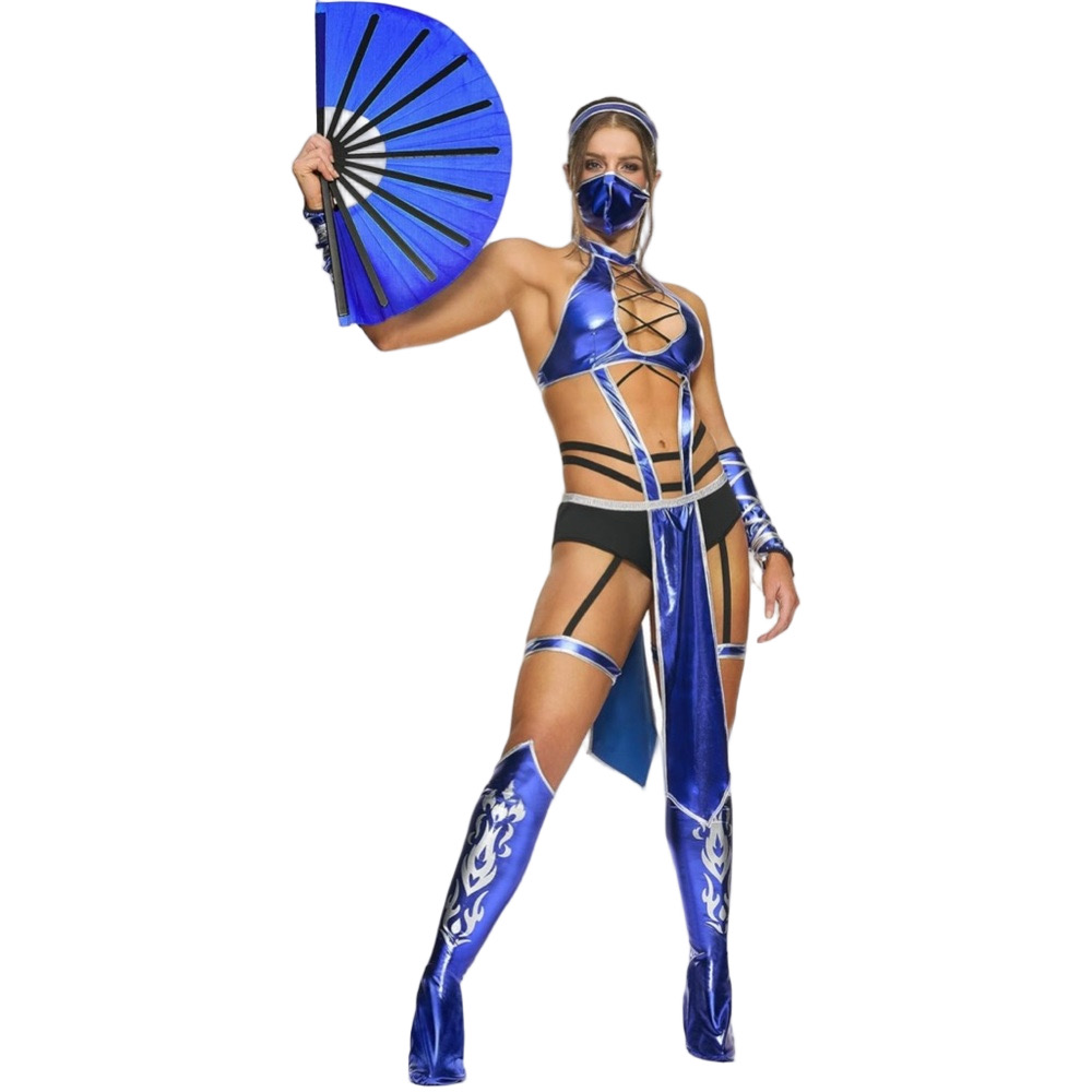 Spooktacular creations blue NINJA Costume XL women’s NEW